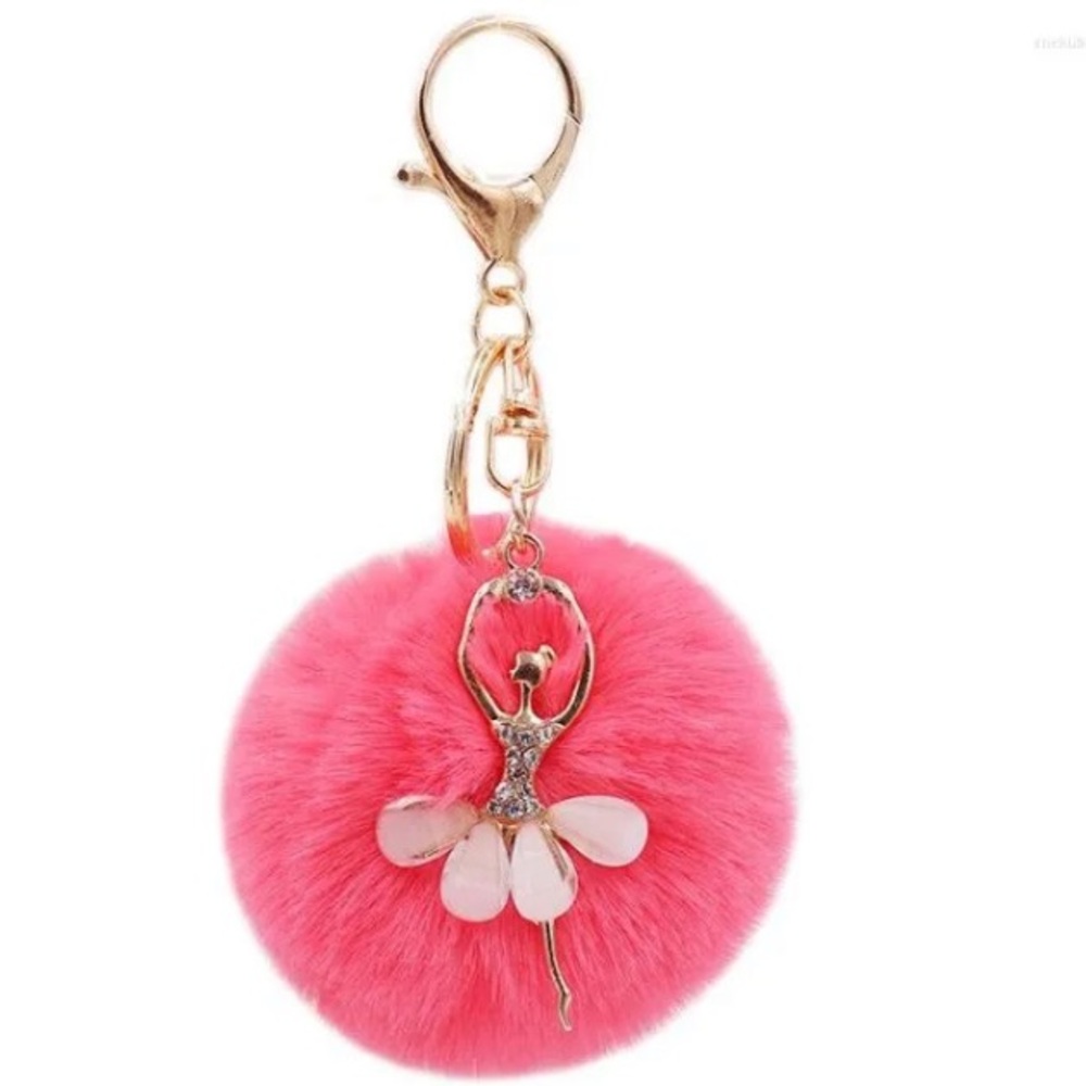 Ballerina Girl Keychain